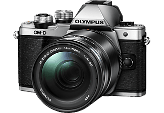 OLYMPUS OM-D E-M10 Mark II, 14-150 mm, 16.1 MP, argenté - Appareil photo à objectif interchangeable Argent