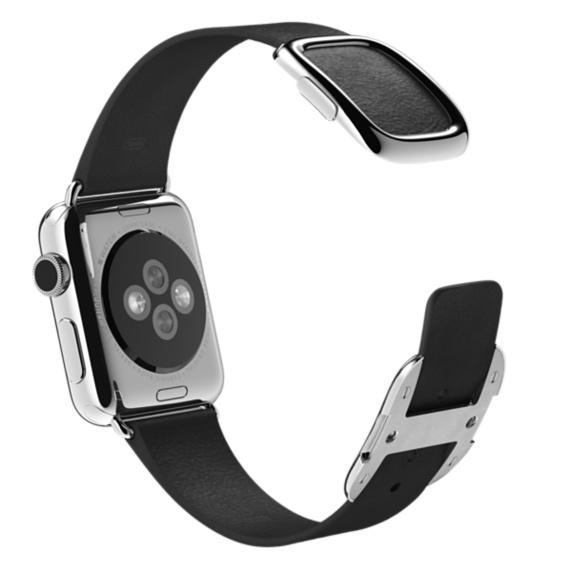 APPLE MJY72ZM/A 38 mm Modern Tokalı Siyah Kordon Küçük Boy