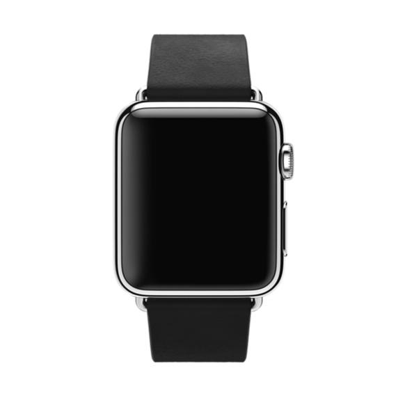 APPLE MJY72ZM/A 38 mm Modern Tokalı Siyah Kordon Küçük Boy