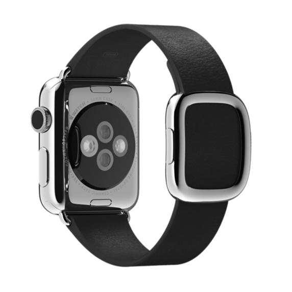 APPLE MJY72ZM/A 38 mm Modern Tokalı Siyah Kordon Küçük Boy