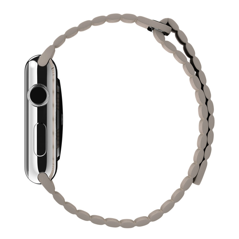 APPLE MJ4X2ZM/A Watch 42 mm Taş Rengi Deri Loop (Medium)