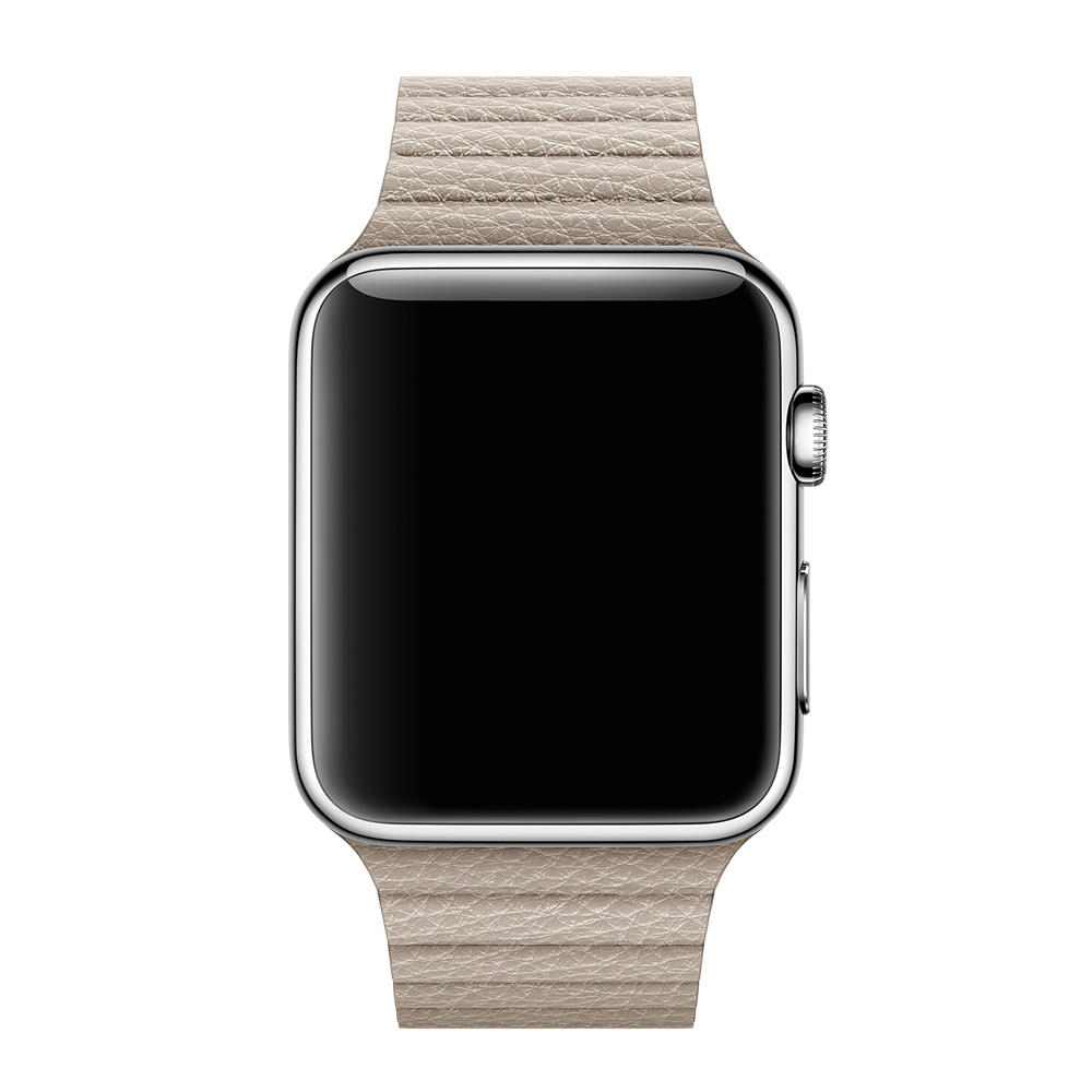 APPLE MJ4X2ZM/A Watch 42 mm Taş Rengi Deri Loop (Medium)