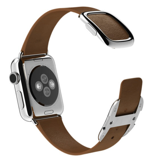 APPLE MJ552ZM/A Watch 38 mm Modern Tokalı Kahverengi Kayış (Medium)
