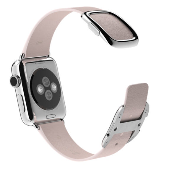 APPLE MJ592ZM/A Watch 38 mm Modern Tokalı Açık Pembe Kayış (Large)
