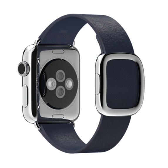 APPLE MJ5A2ZM/A Watch 38 mm Modern Tokalı Gece Mavisi Kayış (Small)