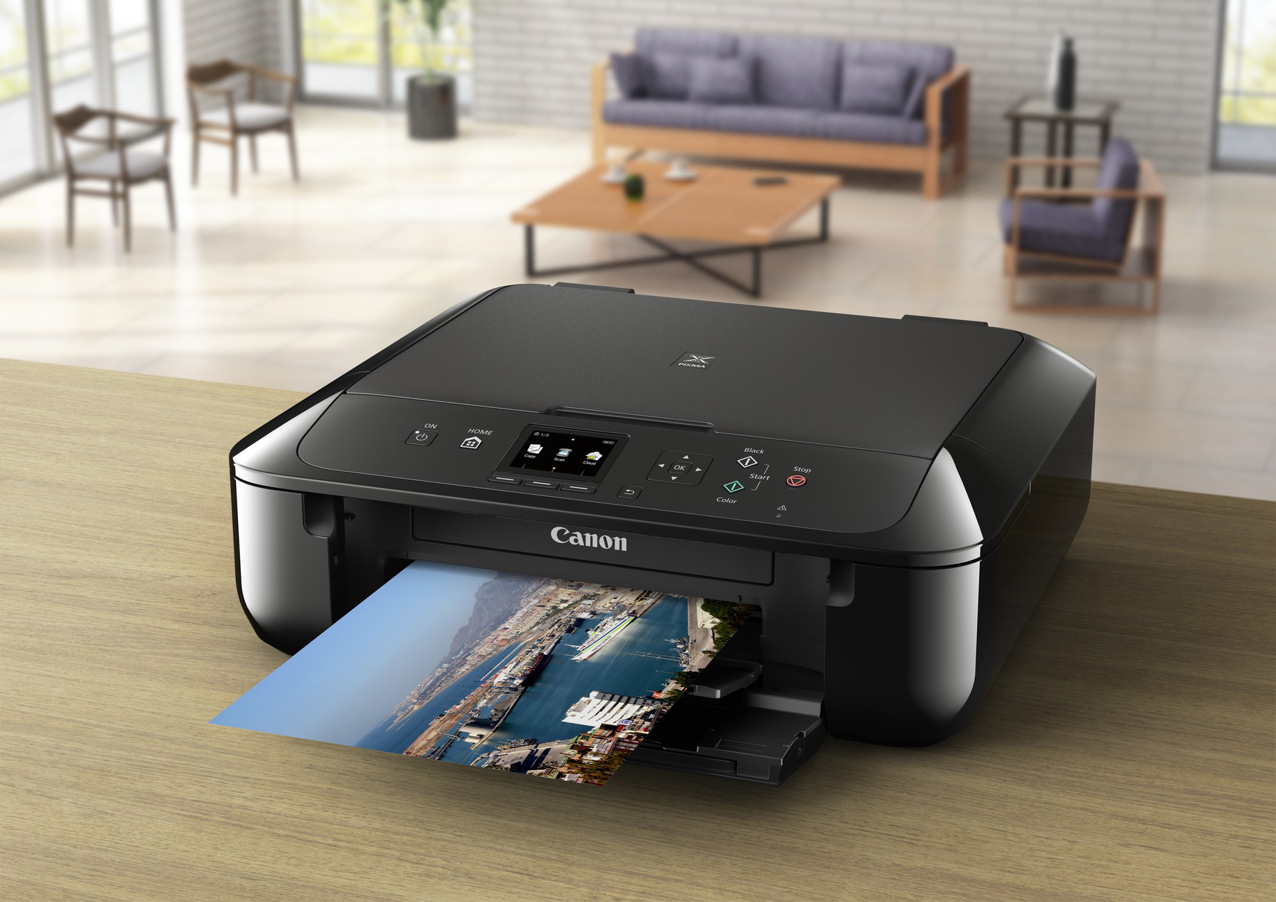 CANON PIXMA MG5750 Tintenstrahl 3-in-1 Tinten-Multifunktionsdrucker WLAN Netzwerkfähig