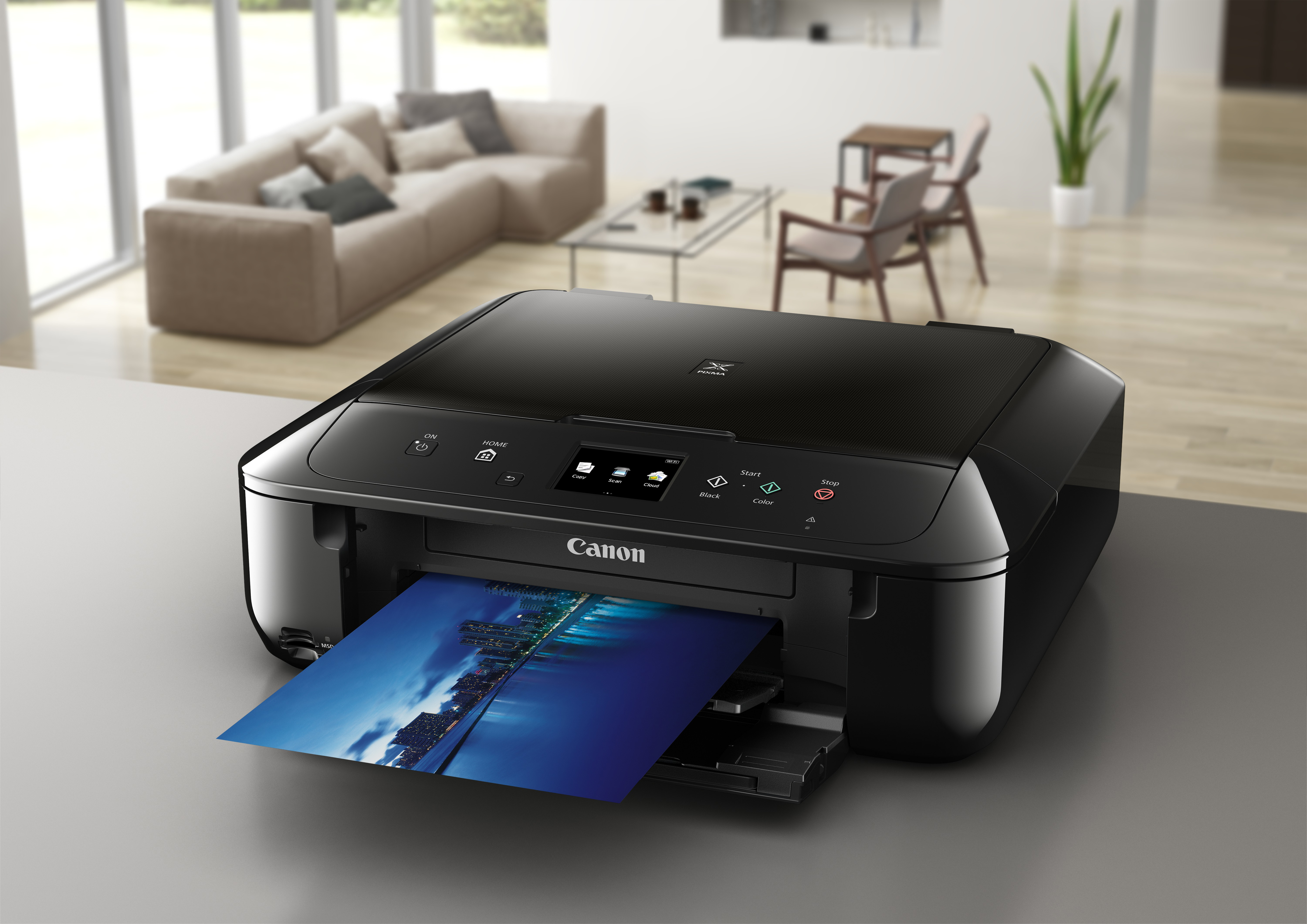 CANON PIXMA MG6850 Tintenstrahl 3-in-1 Tinten-Multifunktionsdrucker WLAN Netzwerkfähig