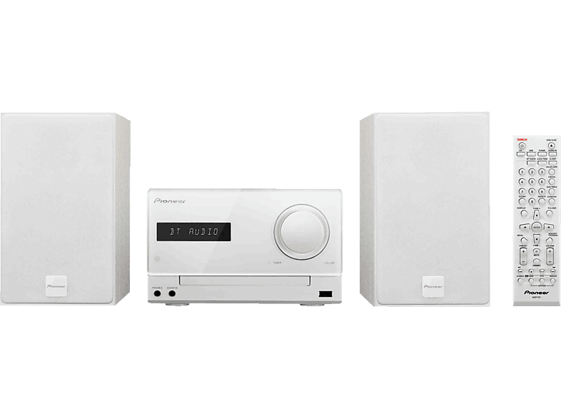 Microcadena | Pioneer X-CM35W Blanco Lector CD