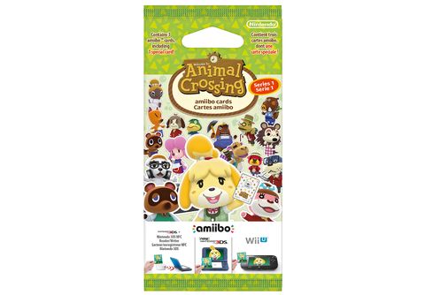 Pack 3 Tarjetas  Nintendo amiibo Animal Crossing Serie 1