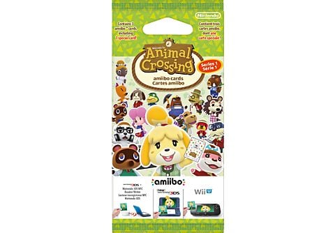 Pack 3 Tarjetas  Nintendo amiibo Animal Crossing Serie 1