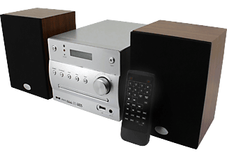 SOUNDMASTER MCD900SI Kompaktanlage (Silber/Holz)