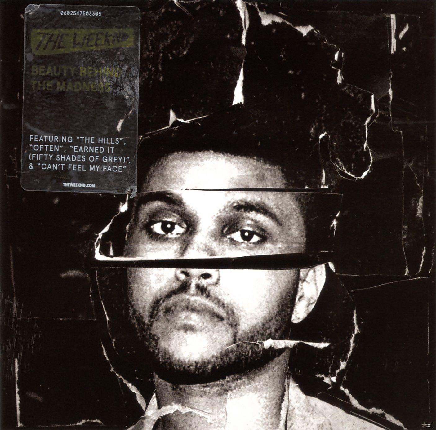 Albumcover mit einem schwarz-weiß-Bild eines Mannes, zerrissen und mit Text bedeckt.
