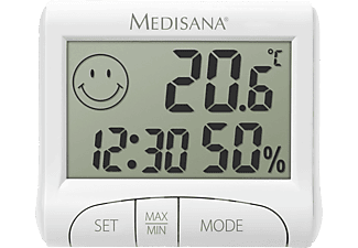 MEDISANA HG100 - Thermomètre/Hygromètre (Blanc)
