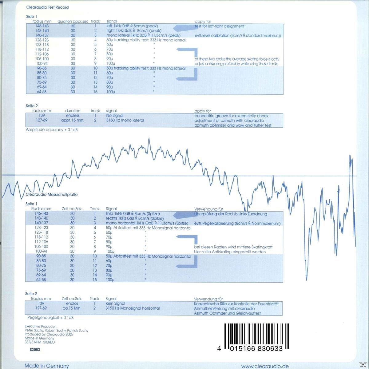 Clearaudio - Trackability Test Record (180g)  - (Vinyl)