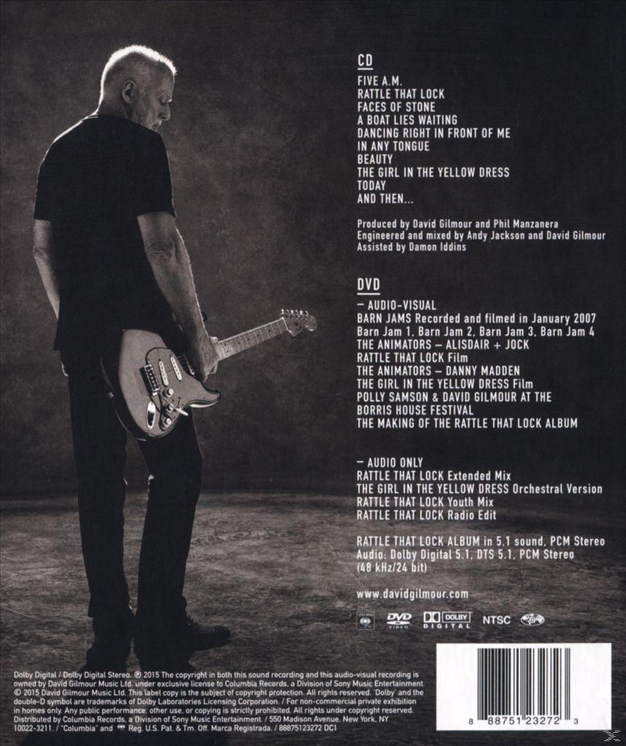 Fekete-fehérben gitározó férfi. CD és DVD részletek jobbra.