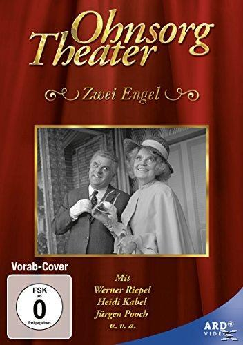 DVD-Cover, zwei Personen auf einem Foto, Titel: Ohnsorg Theater Zwei Engel.