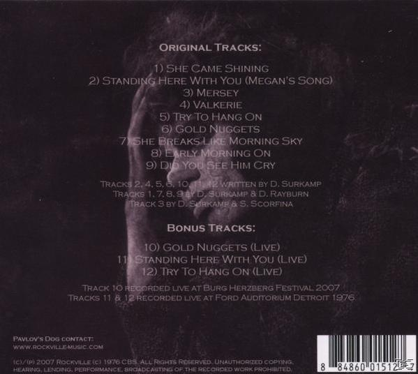 Pavlov\'s Dog - At The Of - The (Rem.+Bonus) Bell Sound (CD)