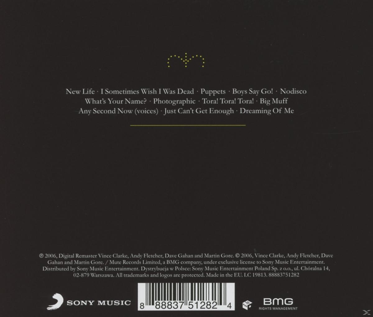 Rückseite einer CD mit einer Liste von Songs.