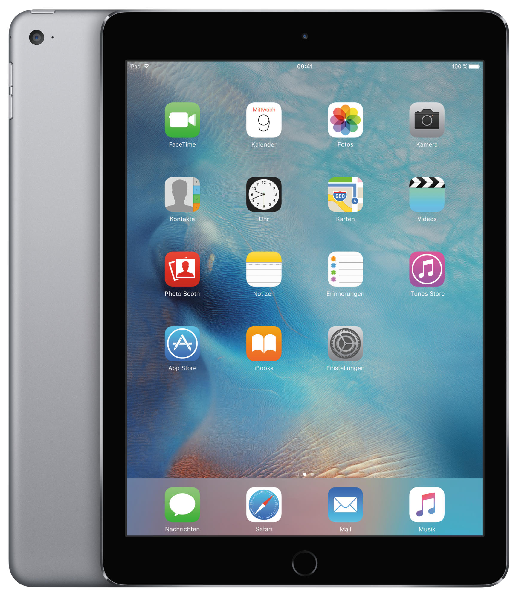 APPLE iPad Air 2 MGKL2FD/A, Tablet, 64 GB, 9,7 Zoll, Schwarz/Grau