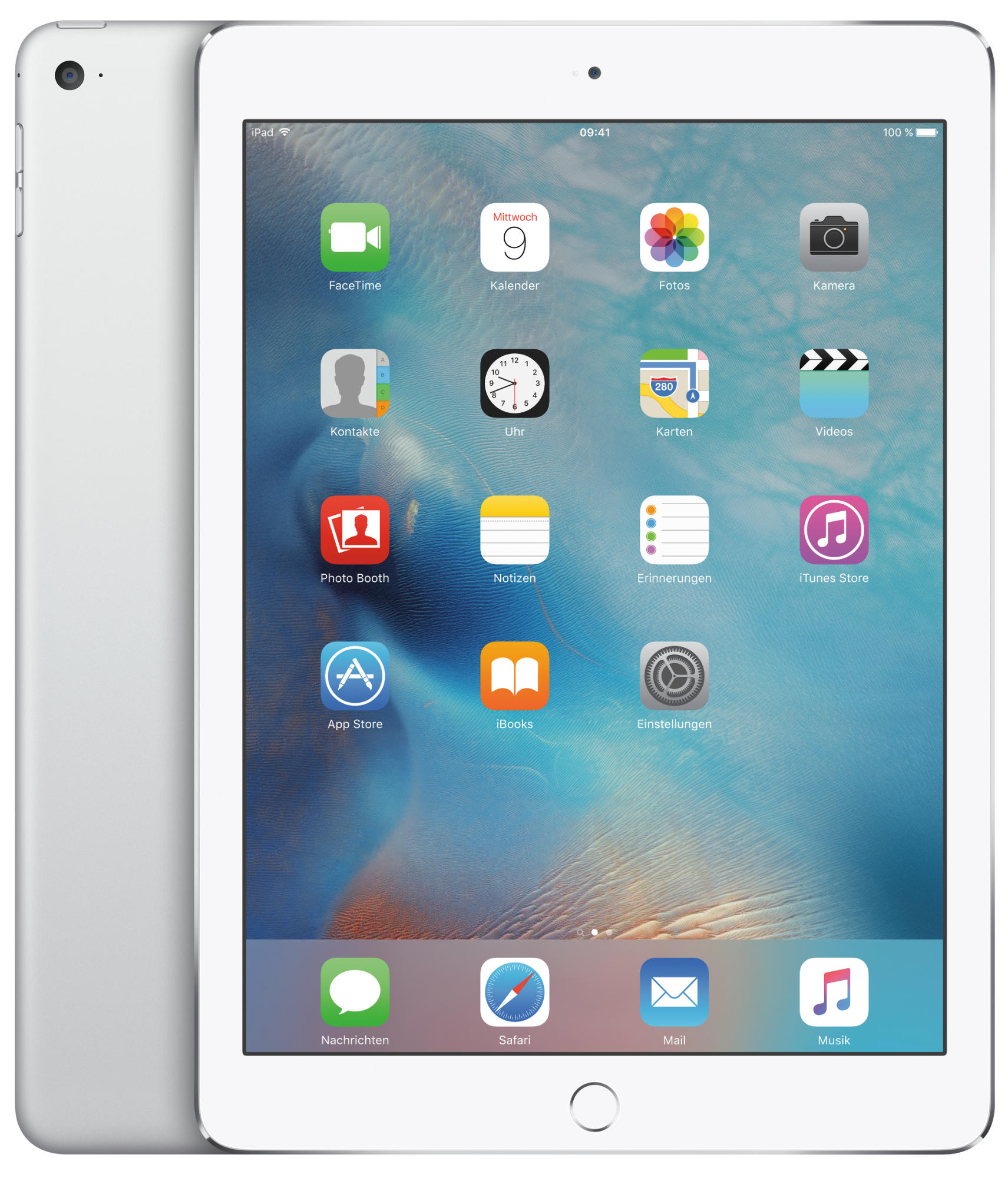 APPLE iPad Air 2 MGKM2FD/A, Tablet, 64 GB, 9,7 Zoll, Weiß/Silber