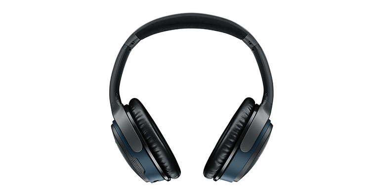 BOSE SoundLink around-ear wireless headphones II, Over-ear Kopfhörer Bluetooth Schwarz/Blau