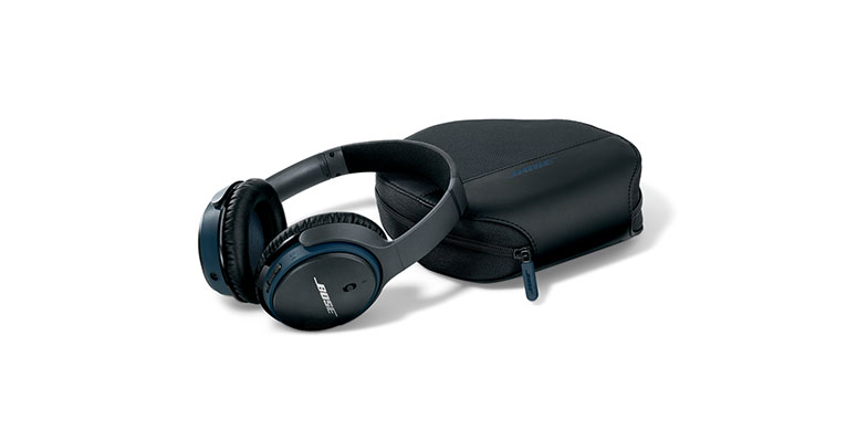 BOSE SoundLink around-ear wireless headphones II, Over-ear Kopfhörer Bluetooth Schwarz/Blau