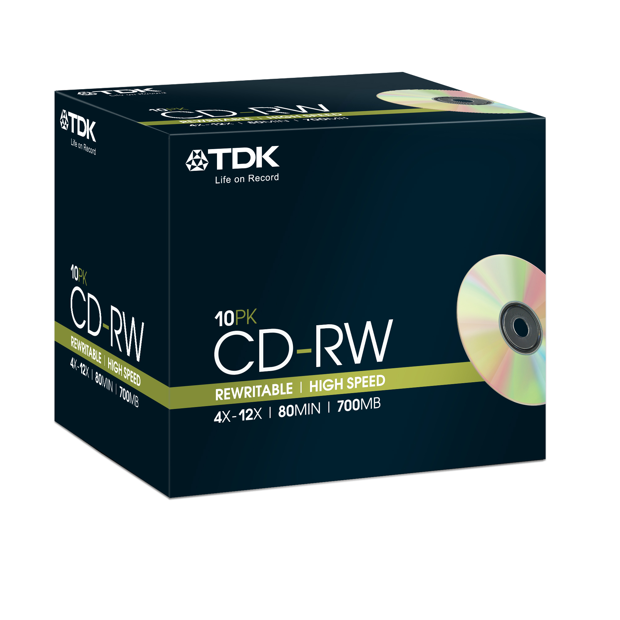 TDK CD-RW 700 HJCA 10er CD-RW