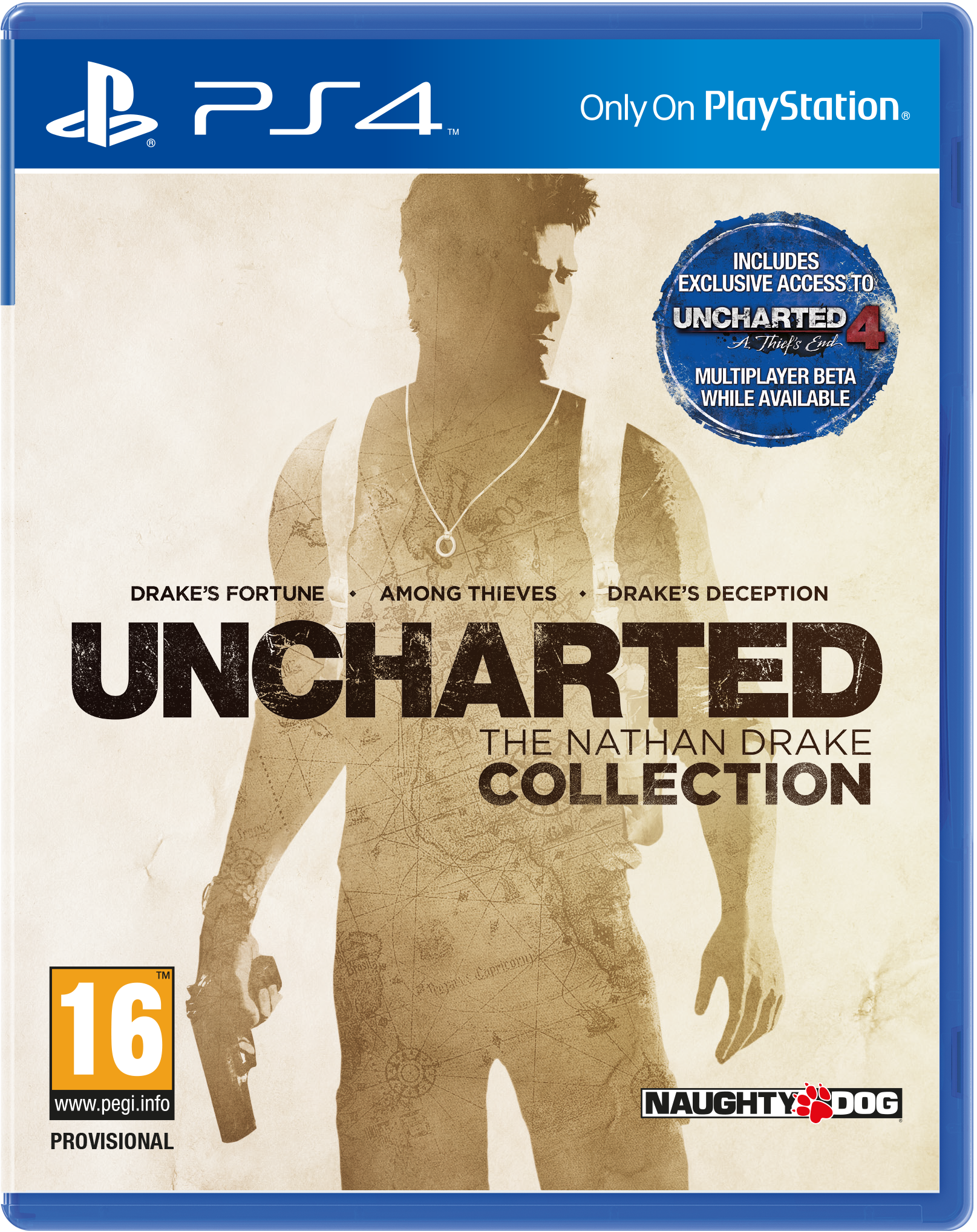 PLAYSTATION PS4 1 TB Noir + Uncharted: Collection + The Crew + Mad Max: Fury Road + Manette extra