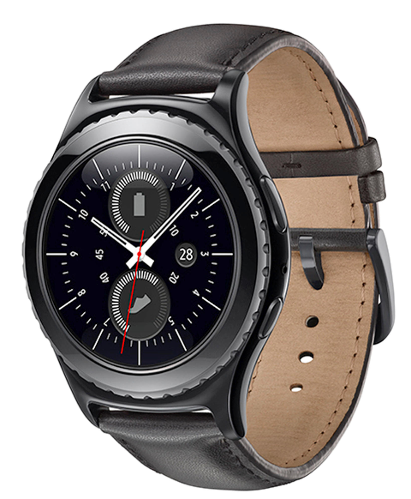 SAMSUNG Gear S2 classic Smart Watch, 170-200 mm, Schwarz
