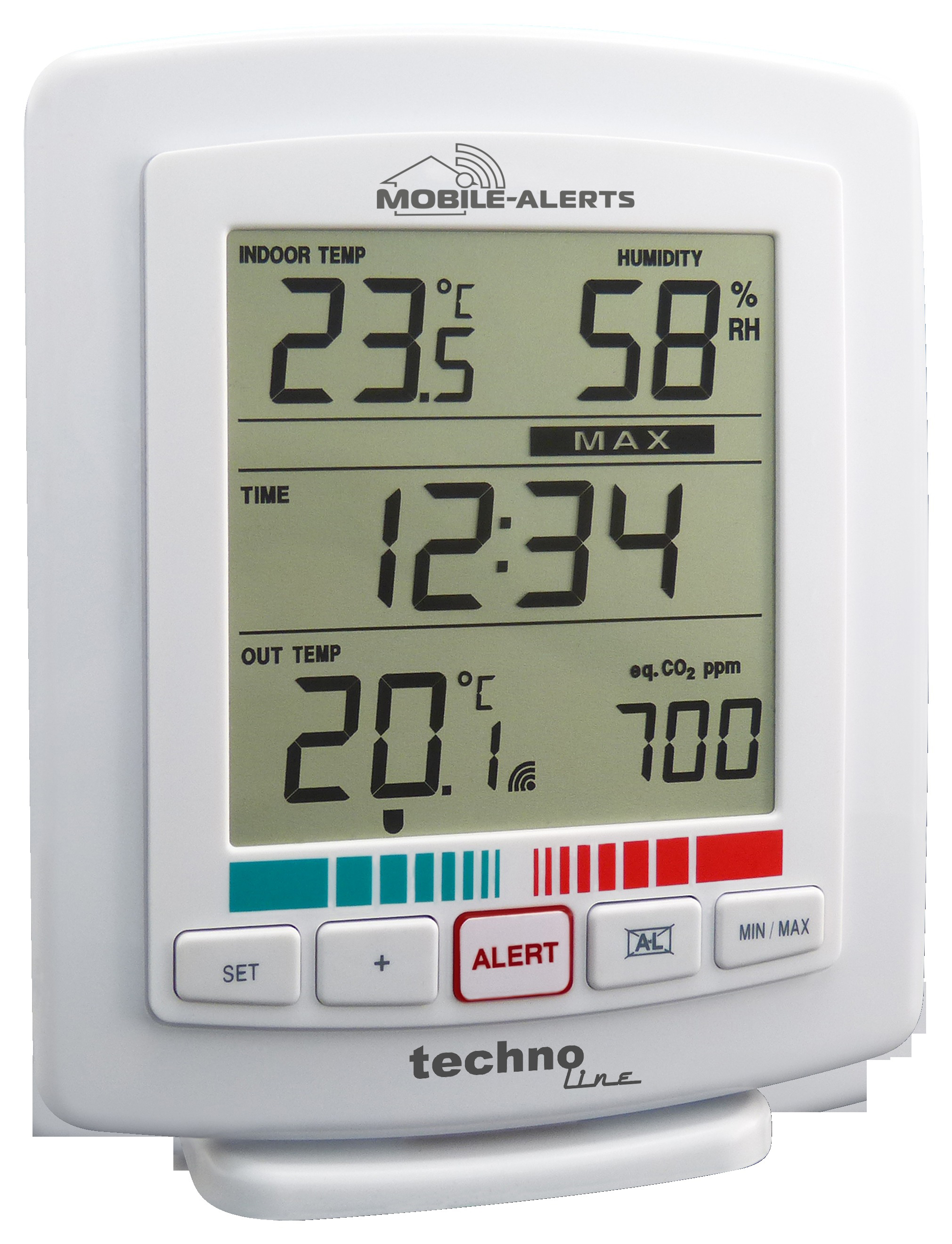 TECHNOLINE WL 2000 Mobile Alerts Luftgüte-Monitor