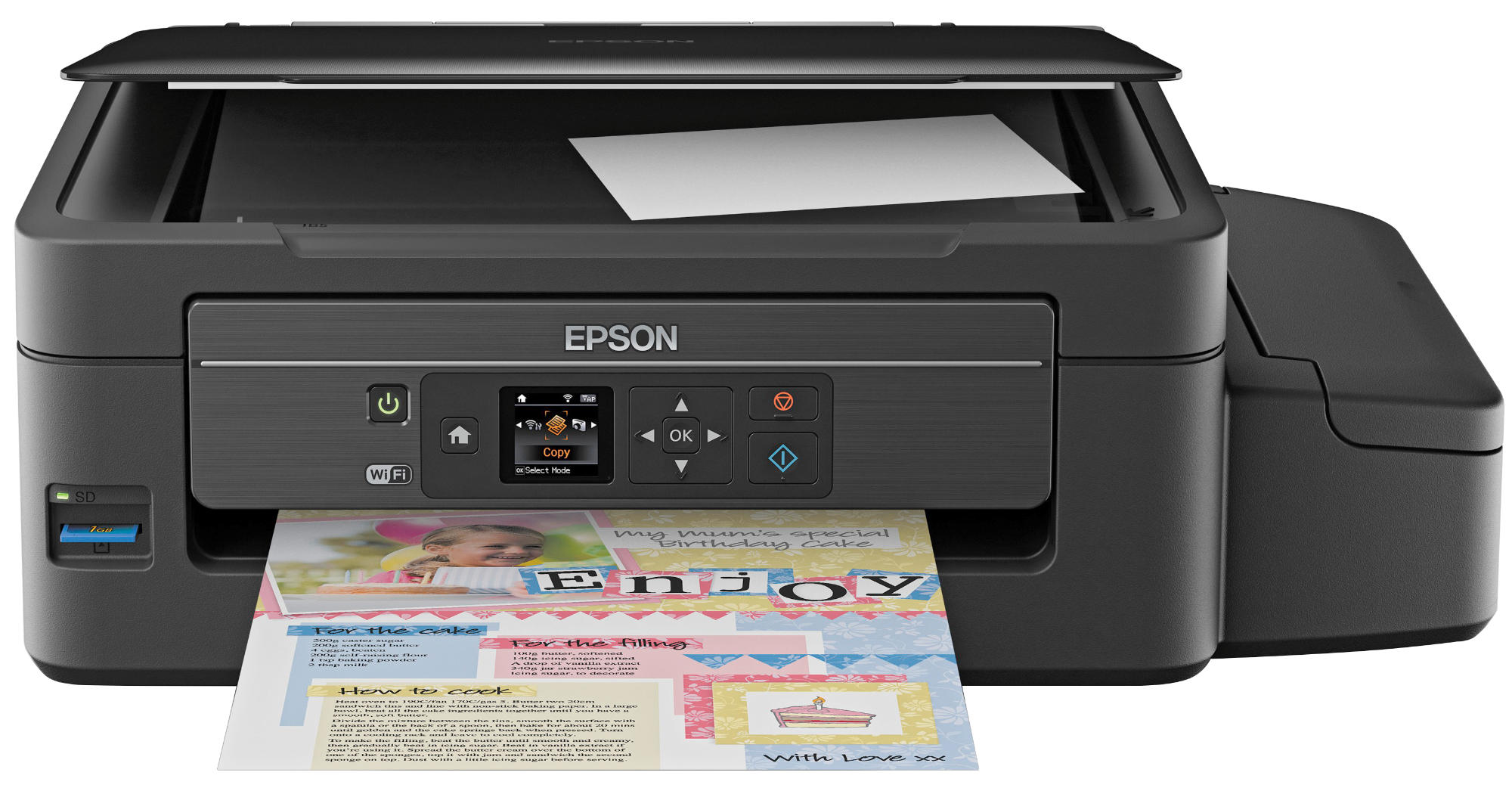 Impresora Multifunción - Epson EcoTank ET-2550, WiFi