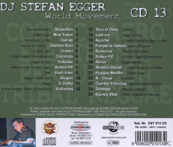 Dj Stefan Egger Movement (CD) - Cd - World 13