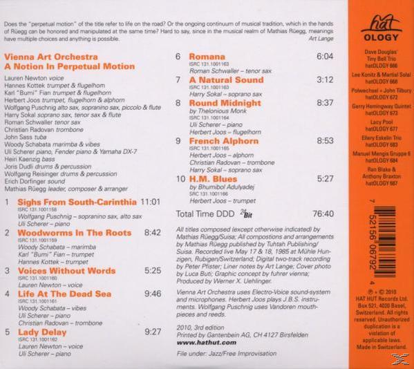 Vienna Art Orchestra - A Notion In Perpetual Motion  - (CD)