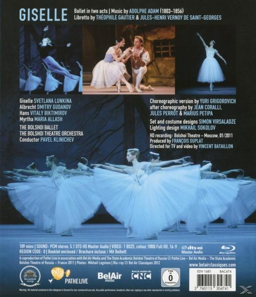 Bolschoi Ballett/Lunkina/Klinichev - Giselle - (Blu-ray)