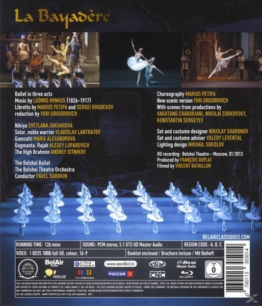 The Bolshoi Ballet, The Bolshoi Theatre Orchestra - La Bayadere  - (Blu-ray)