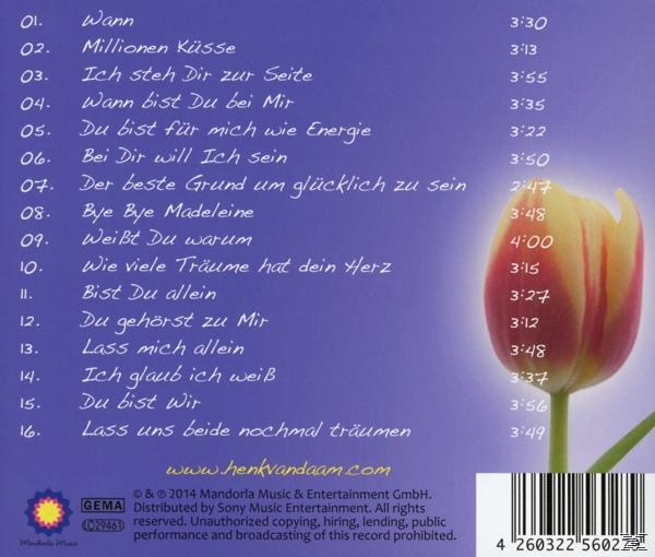 Van Henk (CD) Millionen - - Daam Küsse