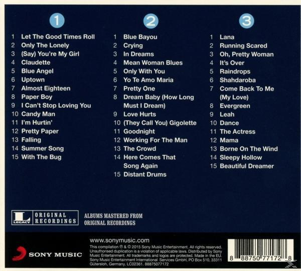 Rückseite eines CD-Covers mit Songliste und Credits.