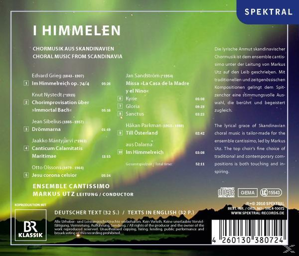 Ensemble Cantissimo, Markus Utz - I Himmelen - Skandinavische Chormusik  - (CD)