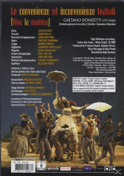 & (DVD) Scala - Mailand Guidarini Teatrali Ed Convenienze Inconvenienze -