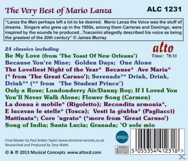 Mario Lanza - The Very Best of Mario Lanza  - (CD)