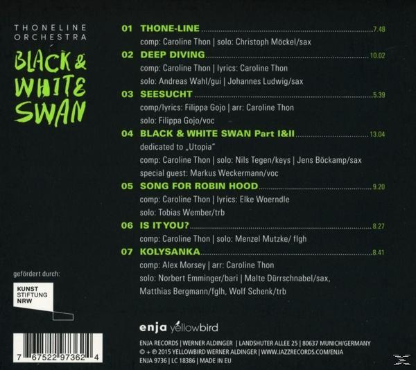 Thoneline Orchestra - Black & White Swan  - (CD)