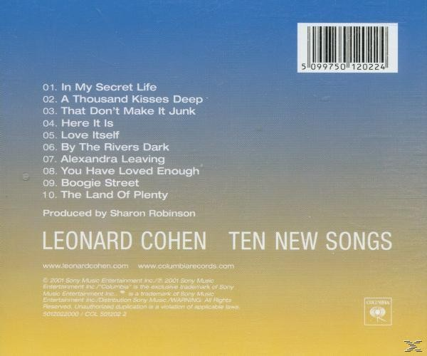 Leonard Cohen Ten New Songs (CD) MediaMarkt