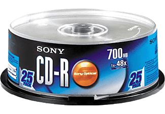 SONY 25CDQ80C 25' li CD/R Spindle Paket