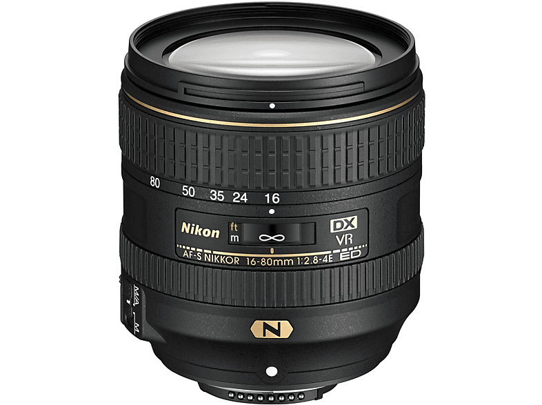 NIKON Standaardlens AF-S DX NIKKOR 16-80mm F2.8-4E ED VR (JAA825DA)