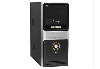 FRISBY 5825BS 2 x USB Airduct Audio Siyah Midi Tower ATX 300 W Bilgisayar Kasası