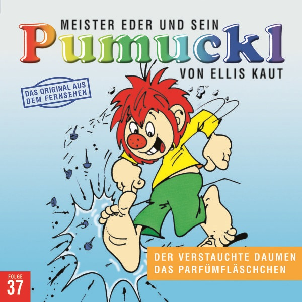 Cartoon-Cover. Pumuckls Füße, Nägel drumherum. Text auf dem Cover.