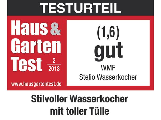 WMF STELIO - Wasserkocher (, Edelstahl/Schwarz)