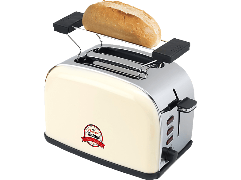 Watt, Toaster Creme ATS100RE BESTRON Schlitze: 2) (1000