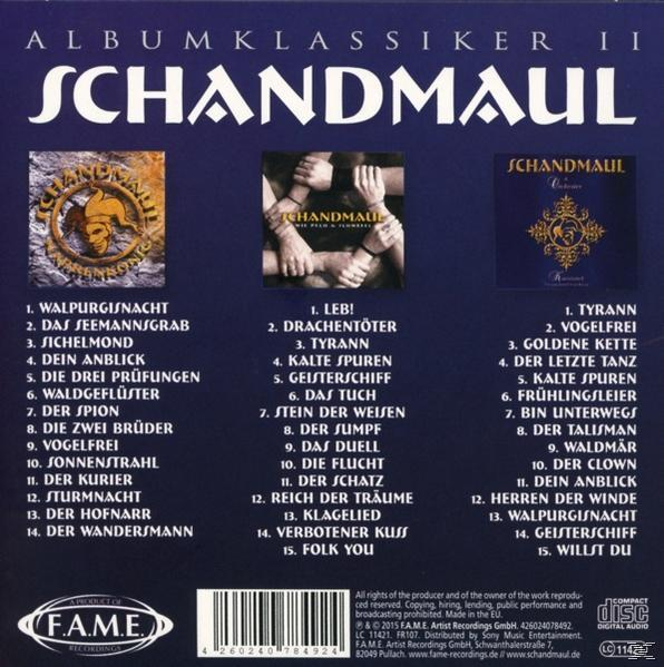 Albumklassiker Schandmaul (CD) - - Ii