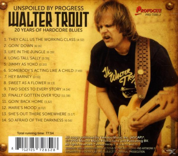 Walter Trout - Unspoiled By Progress  - (CD)